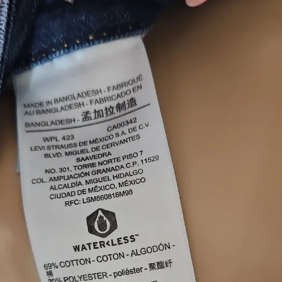 Signature by Levi Strauss Dark Blue Boyfriend Jeans - Picture 3 of 7